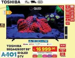 TOSHIBA 55QA4263DT 55 ULTRA HD QLED ANDROID TV AKILLI TELEVİZYON